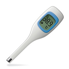vector celsius medical electronic thermometer