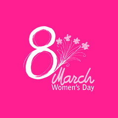 8 March Women s Day greeting card