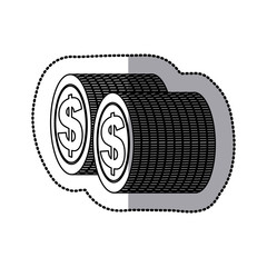 coin icon stock image, vector illustration design