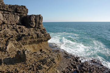 The coast of Atlantic ocean
