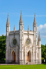 Obraz premium Peterhof, the Church of St. Alexander Nevsky
