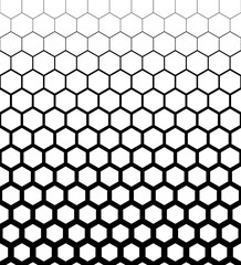 Abstract geometric design halftone seamless pattern 