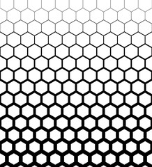 Abstract geometric design halftone seamless pattern 