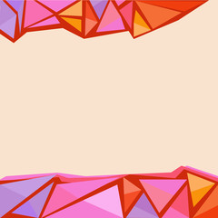 Abstract Triangular Vector Background