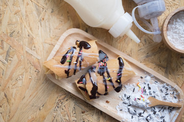 Homemade mini pancake