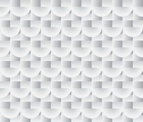 White geometric texture. Vector seamless background.