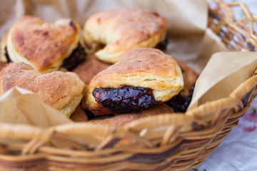 scone with marmalade