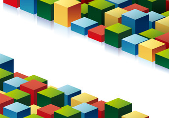 Fototapeta premium キューブ イメージ