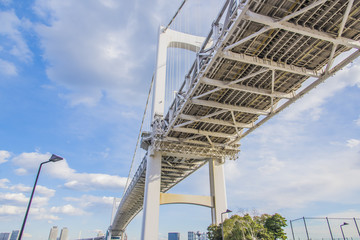 レインボーブリッジの下