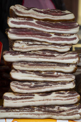 Home made smoked bacon