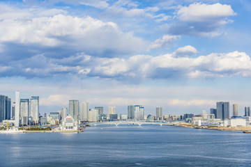 Naklejka premium 東京の都市風景