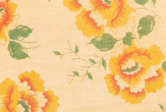 floral fabric seamless pattern background,vintage tone