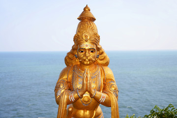 Statue in Koneswaram Hindu Temple, Trincomalee, Sri Lanka