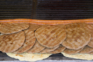 Pork roast on the grill
