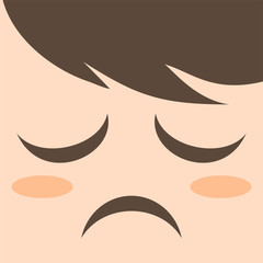 sad expression design