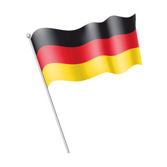 waving flag Germany