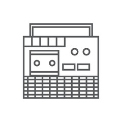 retro tape recorder icon