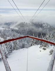 End station, Telecabina Capra Neagra - 1800m.