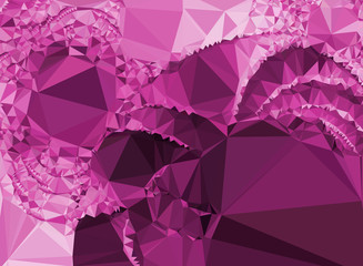 Abstract polygonal geometric background. Vector clip art.