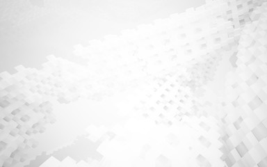 Abstract Architecture. 3D illustration. 3D rendering 