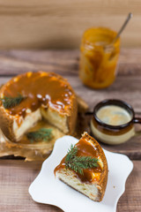 homemade caramel cheesecake coffee cup salted caramel bank branch winter tree cake