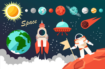 the conquest of space. © sweet kiwi