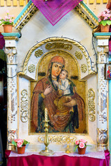Icons in the old temple