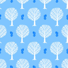 Pattern with trees