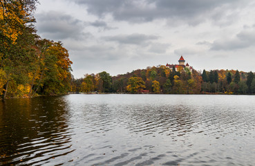 Chateau Konopiste in autumn