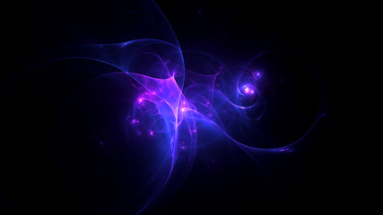 Fototapeta premium 3D rendering abstract fractal light background