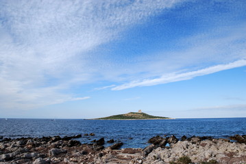 Panoramica sull'isolotto di Isola delle Femmine