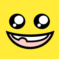 funny face illustration