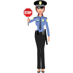 police woman,police officer