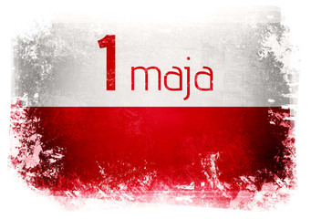 1 maja / Polska / flaga