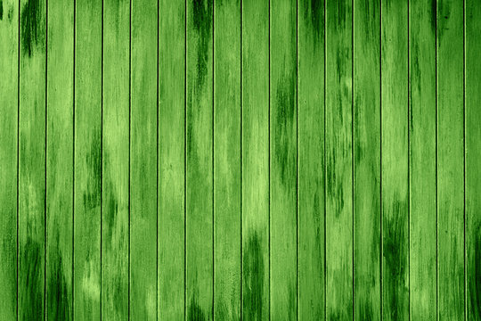 green wooden slats background