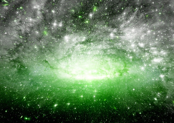 galaxy in a free space