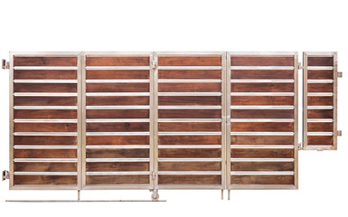 Brown color of house wood door