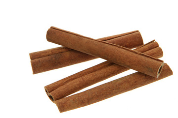 Spices, cinnamon sticks and decoration