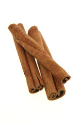 Spices, cinnamon sticks and decoration