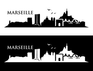 Marseille skyline