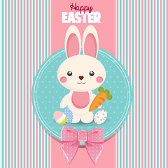 Happy Easter. Bunny.