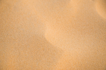 texture of  sand pattern on a beach in summer
