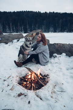 camping friends
