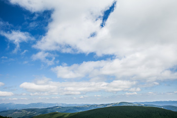 Landscape in the mountains