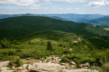 Fototapeta na wymiar Landscape in the mountains