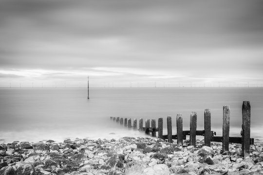 Wind Breakers From Llanddulas, North Wales