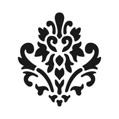 Fleur de lis symbols, black silhouettes - heraldic symbols. Vector Illustration. Medieval signs. Glowing french fleur de lis royal lily. Elegant decoration symbols.