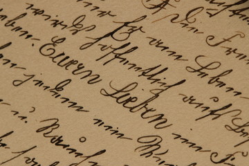 Old Letter in German, alter Brief von 1916