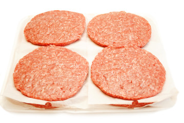 Fresh Beef Patties Ready to Cook
