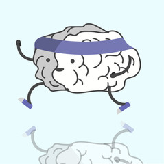 Illustration of sport brains